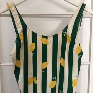 Gorgeous One Piece Swimsuit - Solid and Striped